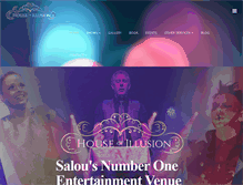 Tablet Screenshot of houseofillusion.com